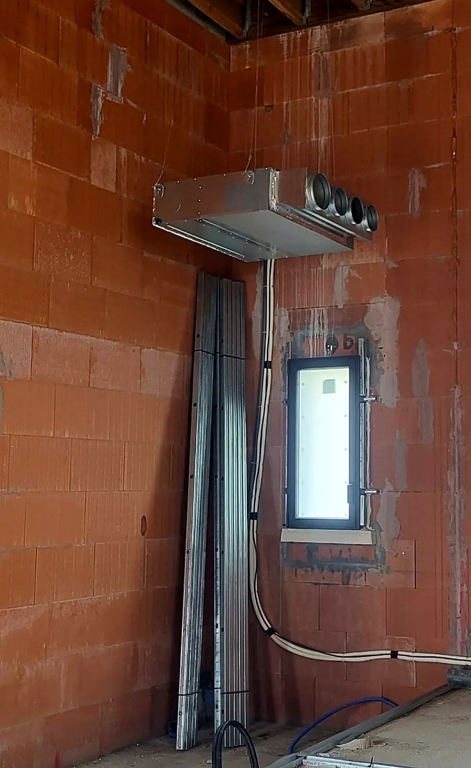Climatisation gainable – construction neuve – réalisation M.A CLIM en Gironde